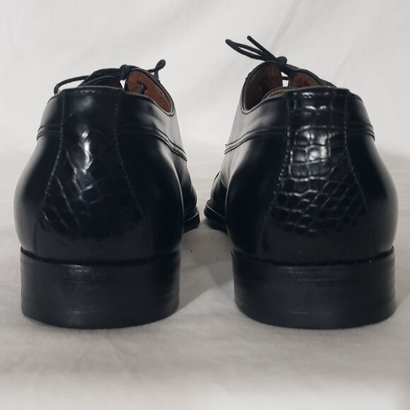 Bruno Magli Made in Italy Genuine Alligator Leather Men\'s Dress Shoe Black 8.5M main image 12